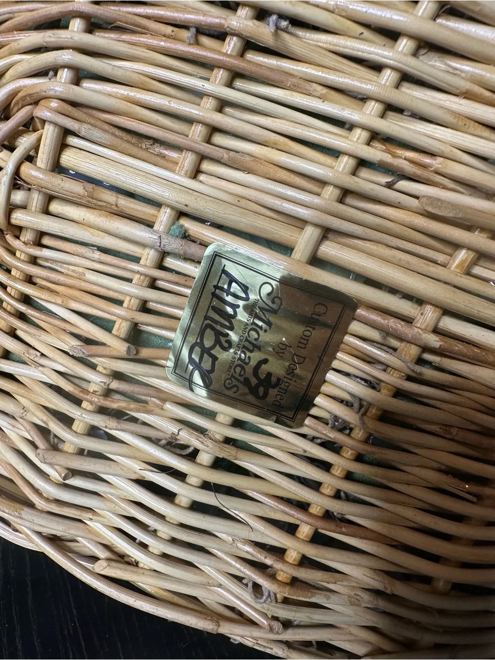Faux Green Decorative Fern Basket - Home Accents